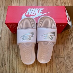 Women’s NIKE Victory One Light Pink Slides